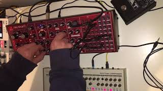 Full on banging acid techno Behringer neutron and Roland tr09 [upl. by Ethban]