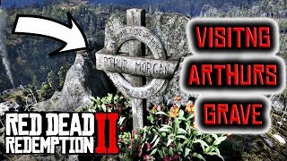 Visiting Arthur Morgans Grave Location in Red Dead Redemeption 2 RDR 2 Secrets [upl. by Anirtik]