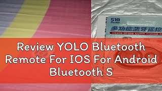 Review YOLO Bluetooth Remote For IOS For Android Bluetooth SelfTimer Camera Stick Remote Control M [upl. by Natsrik]