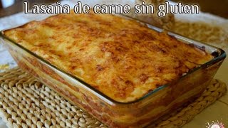 Lasaña de carne SIN sin gluten y sin lactosa [upl. by Eleanor]