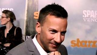 Spartacus Red Carpet Craig Parker Glaber [upl. by Arreyt]