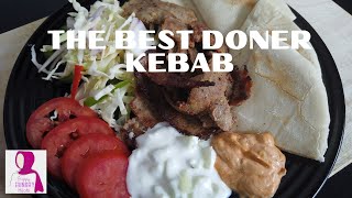 The Best Doner Kebab Recipe Homemade and Easy  Lockdown Recipe [upl. by Verda]