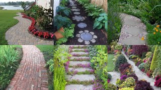 diy garden walkway design ideas3  garden walkway crafts [upl. by Kenrick]