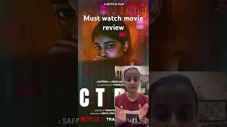 CTRL Movie review 🤟🏻 Must watch movie movie review fun shorts shortvideo shortsvideo movie [upl. by Yelhsa748]