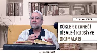 Saadeddin Ustaosmanoğlu • Kökler Derneği Risalei Kudsiyye Okumaları • 13 Şubat 2022 [upl. by Chelsy]