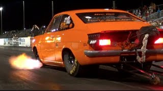 Worlds Fastest Datsun 4 Cylinder Nissan SR20 Powered NDIMA NEW WORLD RECORD [upl. by Sumerlin836]