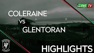 Coleraine vs Glentoran  17th November 2018 [upl. by Naoh]