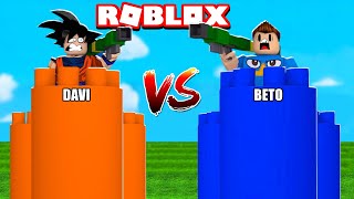 BETO VS DAVI DESAFIO BATALHA DAS TORRES NO ROBLOX [upl. by Ynettirb21]