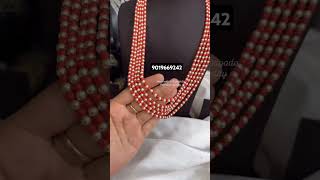 jewellery pagadam earrings onlineshopping Pagadala Mala with studs Premium quality price1390 [upl. by Edge768]