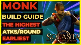 DampD SOLASTA 5e MONK Guide  The HIGHEST ATKSROUND Earlliest  TANK  DPS [upl. by Ancel]