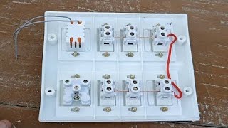 how to connected switch board connection [upl. by Adlaremse]