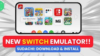 SUDACHI new SWITCH emulator on ANDROID How to download install and configure SUYUYUZU alternative [upl. by Ahsinev]