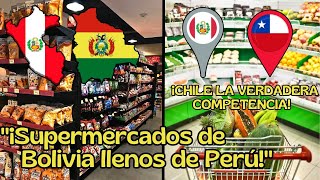 🇧🇴 Bolivia se llena de productos PERUANOS pero los precios en supermercados SUPERAN a CHILE 💥 [upl. by Nylirem]