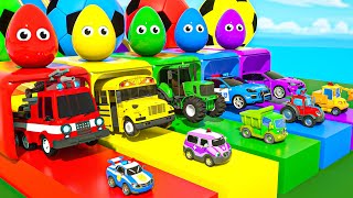 Color Balls amp Sing a Song  Wheels On the Bus Ten in the Bed  Baby Nursery Rhymes amp Kids Songs [upl. by Hootman]