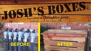 Joshs Boxes sprinkler valve cover you can build in an hour [upl. by Enilegnave]