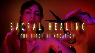 Healing Numbness amp Disconnection  Plucking  Clearing  Activating  Sacral Chakra Reiki ASMR [upl. by Valaree]