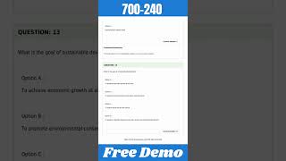 700240 Certification Exam Dumps  Recent and Absolutely free [upl. by Asante]