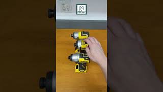 DeWalt Impact Driver Size Comparison DCF850 vs DCF887 vs DCF801 dewalt shorts [upl. by Arlana]