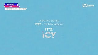 Mwave Shop Unboxing Signed ITZY ‘ITZ ICY’ Album [upl. by Hcra]