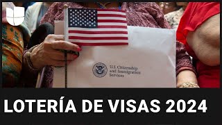 Conoce cómo saber si eres uno de los ganadores de la lotería de visas 2024 [upl. by Maighdlin]