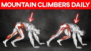 What Happens To Your Body When You Do Mountain Climbers Every Day [upl. by Mcgaw]