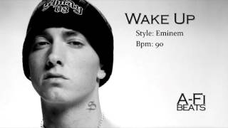 Wake Up  Hard Eminem Style Beat [upl. by Ford]