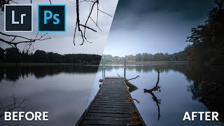 Moody long exposure editing in Lightroom amp Photoshop  QE 103 [upl. by Barthol]