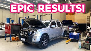 D40 NAVARA DYNO TUNE YD25 [upl. by Ttenneb]