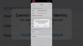 How to Fix quotCannot Verify Server Identityquot Mail Error on Your iPhone [upl. by Markos]