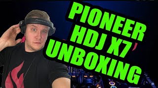 Pioneer HDJ x7 Unboxing [upl. by Ayanal]