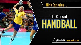 The Rules of Handball Team Handball or Olympic Handball  EXPLAINED [upl. by Atinele]