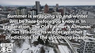 Old Farmer’s Almanac releases Pacific Northwest’s 20242025 winter weather extended forecast [upl. by Eiuqnimod174]