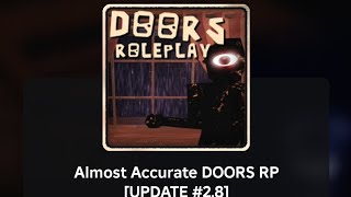 play doors but in RP  almost accurate DOORS RP UPDATE 28🤫🧏‍♂️ [upl. by Manlove]