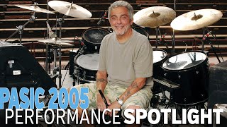 Steve Gadd PASIC 2005 Flam Rudiments [upl. by Ahsini]