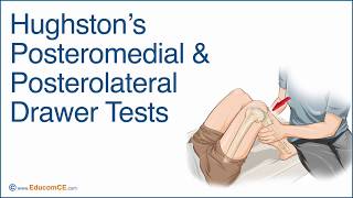 Hughston’s Posteromedial amp Posterolateral Drawer Tests [upl. by Herm]