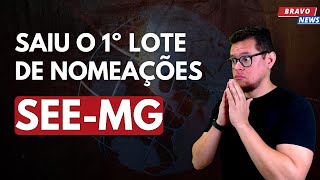 NOMEAÇÕES PARA O CONCURSO SEE MG [upl. by Lirrehs191]