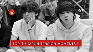 Taejin  JinV  Top 10 Taejin tension moments [upl. by Eimirej]