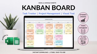 Kanban board tutorial  Tasks tracker and organizer  Easily visualize your tasks [upl. by Jarrell]