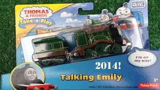 Unboxing New Thomas amp Friends 2014 TakenPlay Talking Emily [upl. by Ebeneser]