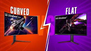 Curved Vs Flat Monitors  Which One to Buy [upl. by Crowley758]