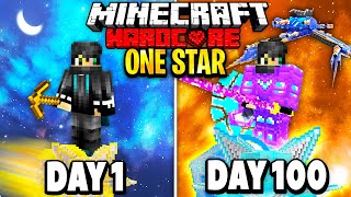 I Survived 100 Days on a STAR in Minecraft Heres What Happened [upl. by Aenitsirhc109]