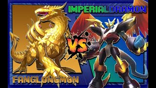 Fanglongmon Vs Imperialdramon [upl. by Gerson]