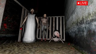 Granny 2 LIVE Can I Escape 😱  Granny GamingLive HorrorGames shorts [upl. by Hulton448]