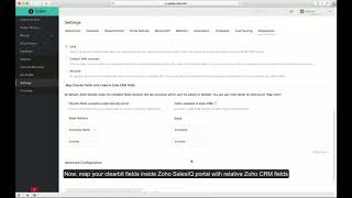 Integrate Zoho SalesIQ with Clearbit Reveal [upl. by Margeaux]