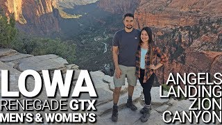 Lowa Renegade GTX Hiking Boots Review Mens amp Womens Most Comfortable Hiking Boot [upl. by Carver]