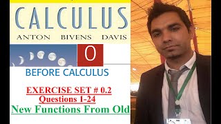 Calculus Ch  0 Ex  02 Question 124 Translation Reflection Compression Howard Anton 10th Ed [upl. by Cromwell883]