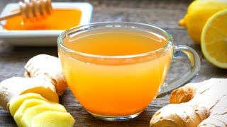 HOME REMEDY  Ginger Lemon Honey Tea Recipe  Cold amp Flu Relief I HERBAL TEA for Cold amp Cough [upl. by Yelsa]