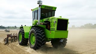 Steiger Cougar II  Plowing  Half Century of Progress Show 2023 [upl. by Mathis]