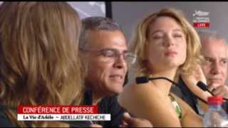 Blue Is the Warmest Color Cannes press conference [upl. by Seen]