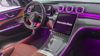 ALL NEW 2022 Mercedes Benz CClass INTERIOR First Full Interior View W206 CClass [upl. by Goggin480]